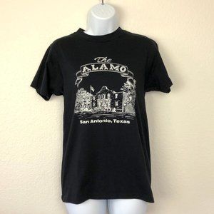 VINTAGE Alamo Black T Shirt J20